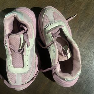 Cute Pink Sneakers For Women