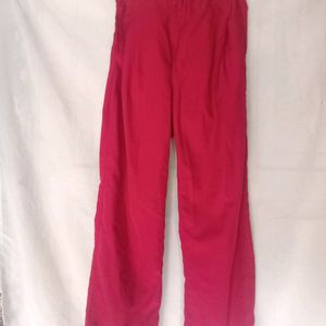 RED LINEN TROUSER SUIT 🍒