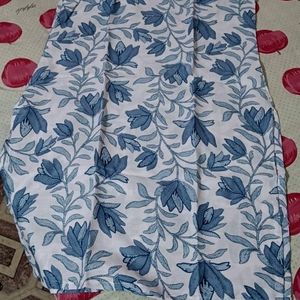 New Sleveless Cotton Kurta Pant Set Xl Size