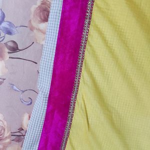 WOMEN DOUBLE SHADED SAREE