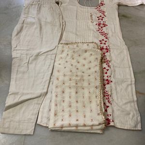 Stitched Suit With Dupatta