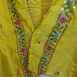 Chanderi Silk Dupata Like New