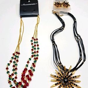 New Pack Of 2 Necklace Set @99/-