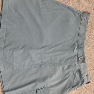 Light Blue Cargo Skorts