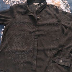 Black Shirt Top