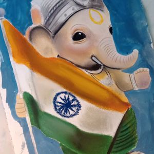 Ganesh Ji Painting Handmade Work