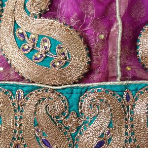 Beautiful Heavy Embroided Lahanga Choli