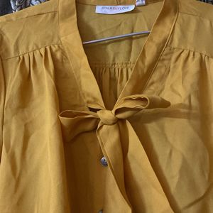 stalk by love mustard shirt top