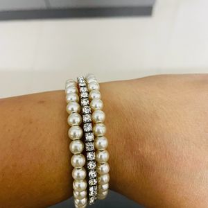 Pearl Bracelet & Ring Combo 💍