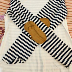 WHITE STRIPE TOP