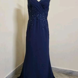 Navy Blue Gown