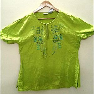 Green kurti