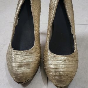 Gold Shiny High Heels 3.5inch