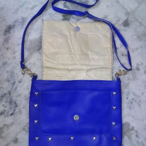 Blue Color Sling Bag