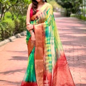 💚♥️Multi Colour Saree