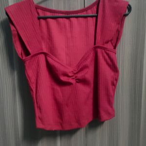 Square Heart Neck Top