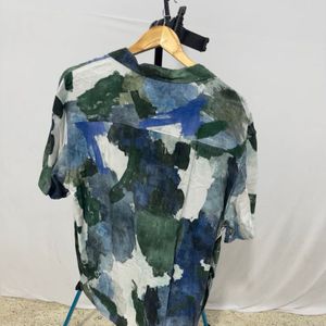 Zara Oversized Abstract Print Shirt - XL