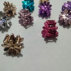 Metallic 20 Pcs Mini Claw Clips For Kids