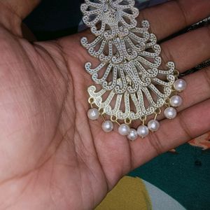 Long Silver Earings