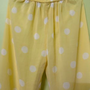 Lemon Yellow Three Piece Co-ord Set