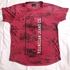 Red T-shirt For Men