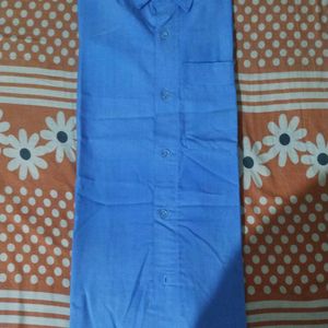 Men Formal Blue Shirt