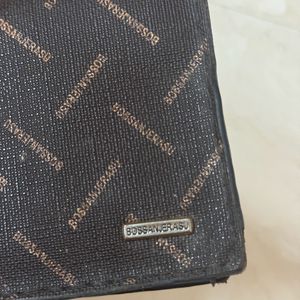 Bossanjerasu Embossed Leather Slim Luxury Wallet.