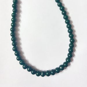 Green Beads Necklace Navratri Sale