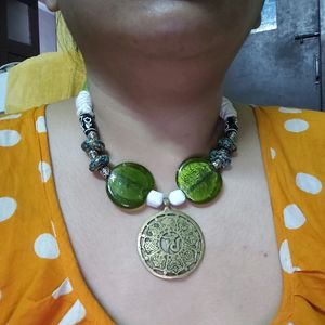 Pure Brass Vintage Tibetan Neckpiece