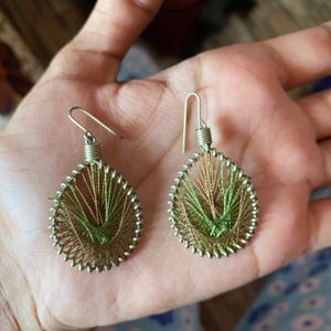 Handmade Peacock Earrings