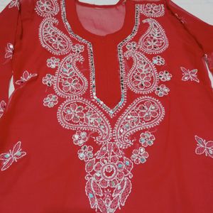 Mirror Work Kurti