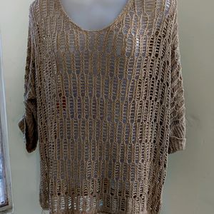 Ribbed Brown Sweater