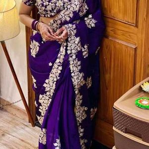 Super Hit Jimmy Chuu Silk Embroidery Saree