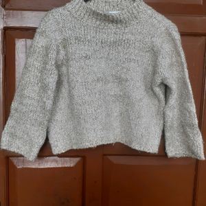 Woolen Crop Sweater