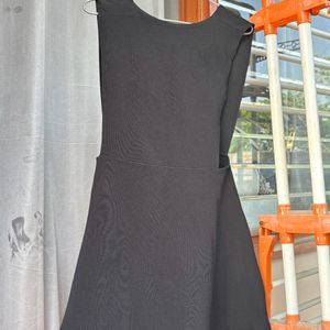 Korean Black Skater dress