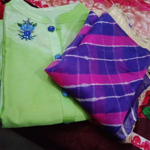 Kurti With Dupatta