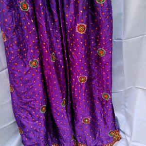 New Stitched Gujarati Saree Gown