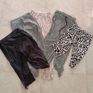 Combo Of 5 Home wear Pants