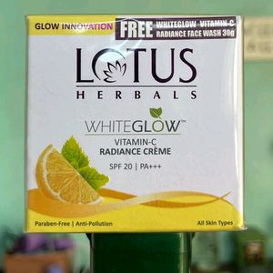 Lotus Herbals Cream  White Glow Vitamine E