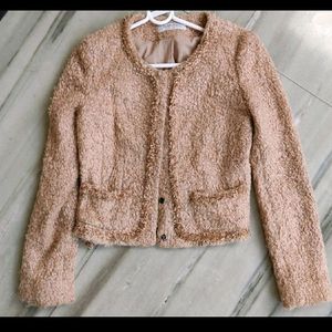 Peach Tweed Jacket