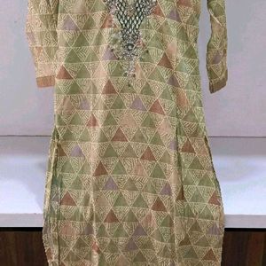 English Colour Kurti N Pant