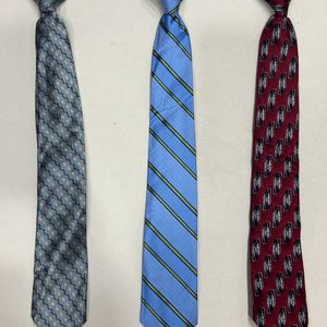 COMBO OF 3 CLIP ON TIE FOR BOYS AND MEN