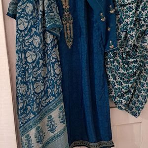 Women Viscose Silk Ptyala Suit