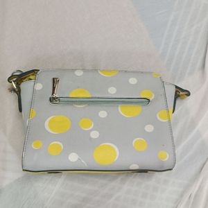 Yellow & Grey Classic Bag 💛