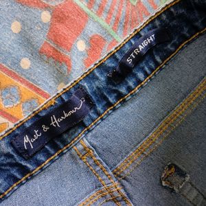 Mast And Harbour Denim Blue Jeans