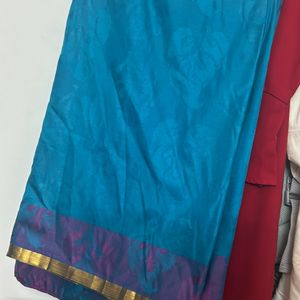 Seagreen Saree