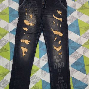 Mens Funky Denim Pant 34 Size West