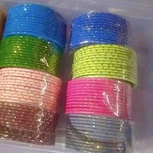 Crystal Bangles hall( Pack Of 4) (48) #bangles