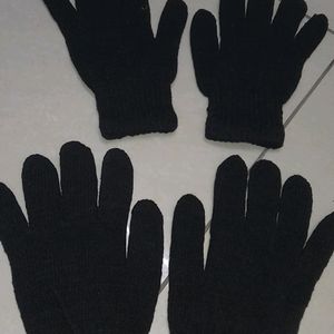 Woolen Gloves 2 Pairs