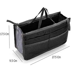 women’s polyester 13 compartment pocket Handbag